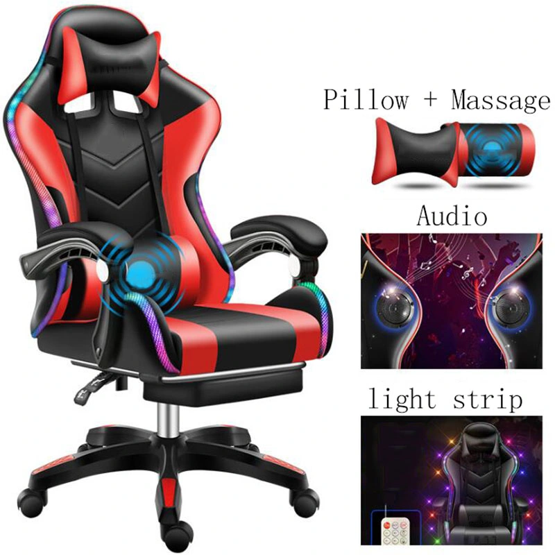 Racing Gamer Office Kids Simulator Floor Autofull with Foot Rest Top Cover Gaming-Chair Judor Reclining Recliner Gaming Chair