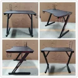 Usine en Chine avec RVB en bois/MDF Top Mesa PC Gamer /jeu/ordinateur portable/ordinateur/bureau/table de jeu/bureau prix pour la maison/bureau/bar mobilier commercial