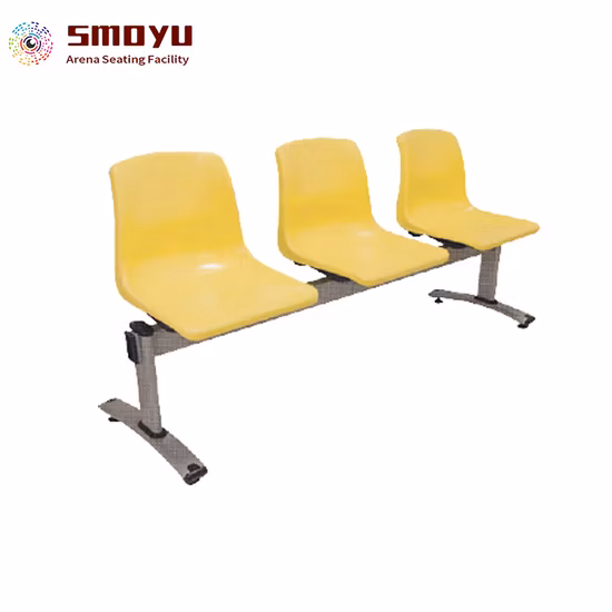 Chaise d'attente d'hôpital d'aéroport de salon de mobilier d'extérieur de bureau commercial Sièges de poutre de pièce Polyuréthane 3 Seater Link PU Coussin Lounge Seat Chaise d'attente Bendh